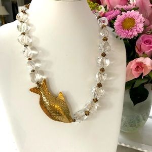 Statement Necklace “Swimming Downstream”